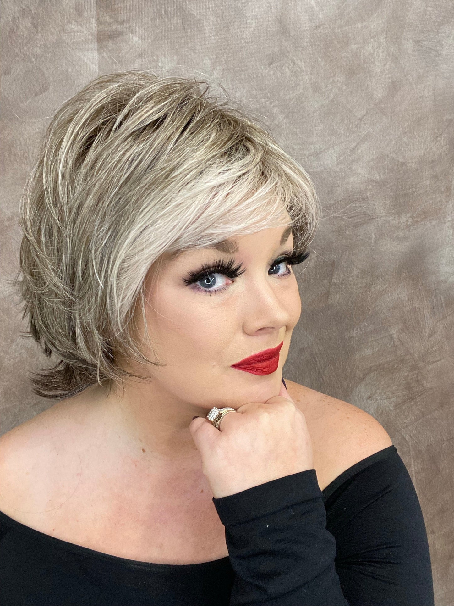 NIA SILVER FOX HS Luxury Wig *Sample A NOT RETURNABLE*