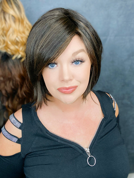 CLARISSA DEEP FOREST NHS Premium Luxury Wig *Sample A NOT RETURNABLE* NV1