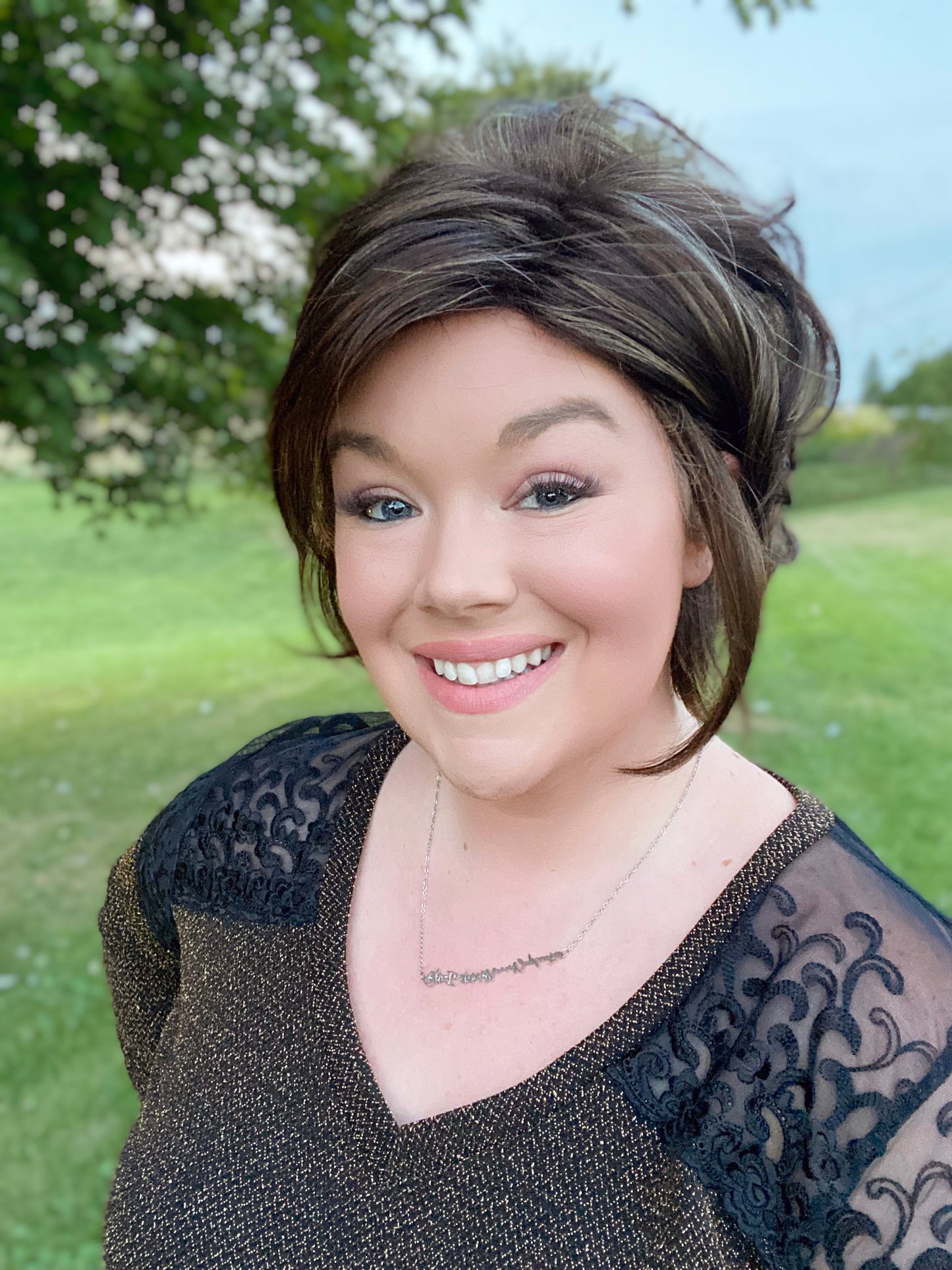 CHARLOTTE COLA SWIRL NHS Luxury Wig *Sample A NOT RETURNABLE*