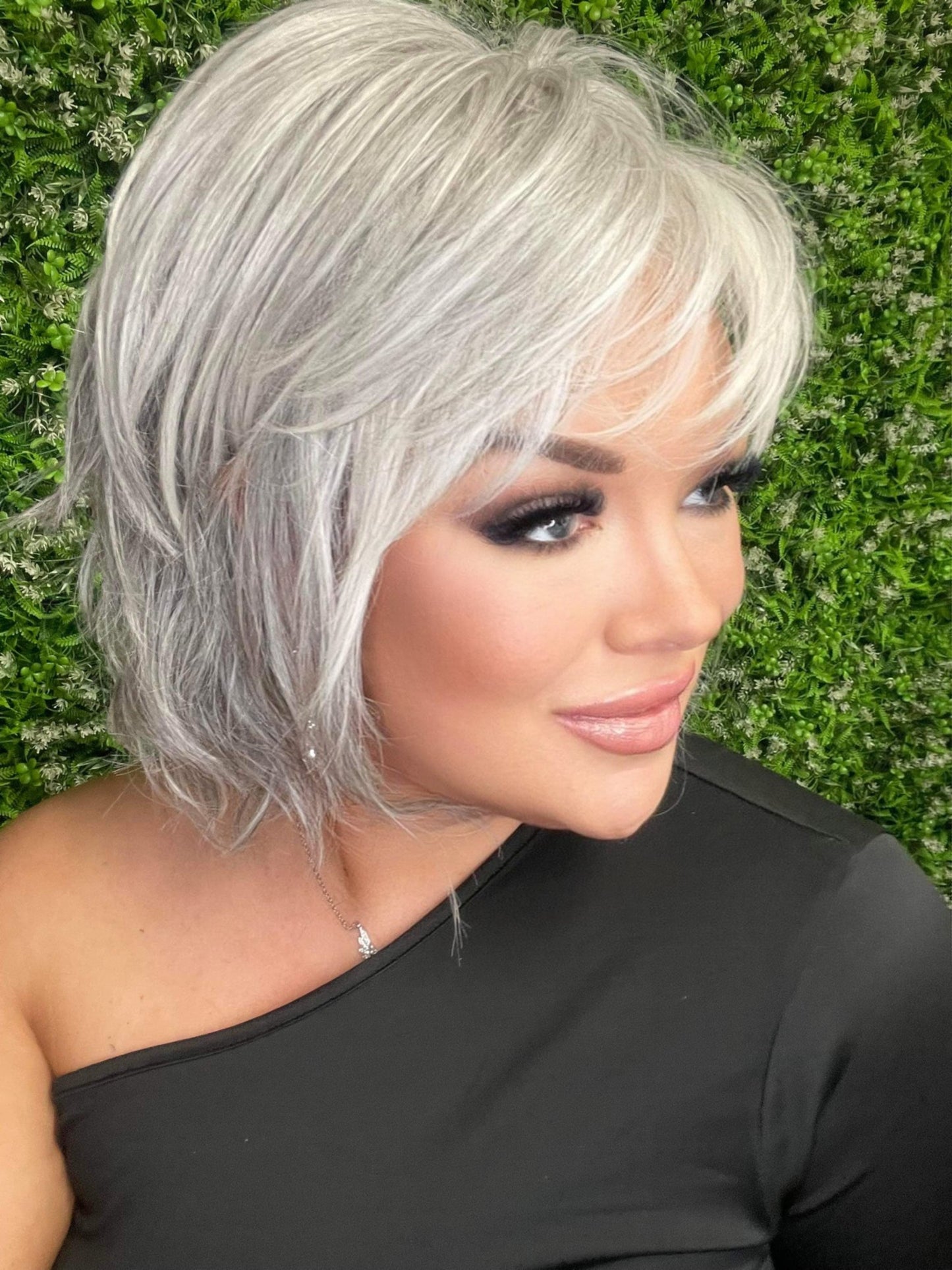 HATTIE GRADIENT GREY HS Luxury Wig *Sample A NOT RETURNABLE*