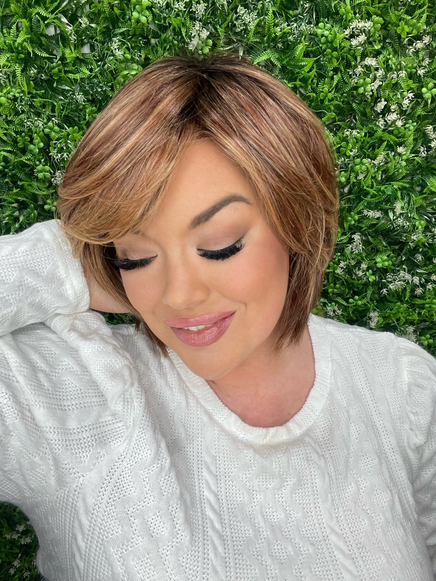 Emma Strawberry Mocha HS Premium Luxury Wig  *Sample A NOT RETURNABLE* NV1