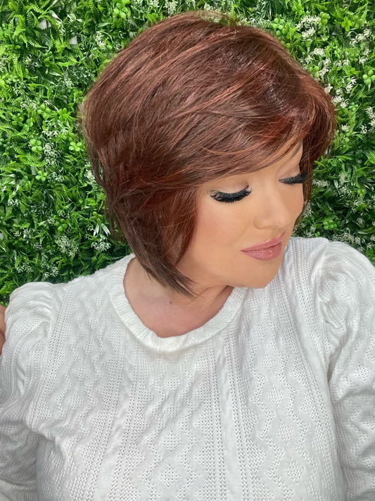 Emma Dark Cherry HS Premium Luxury Wig *Sample A NOT RETURNABLE* NV1