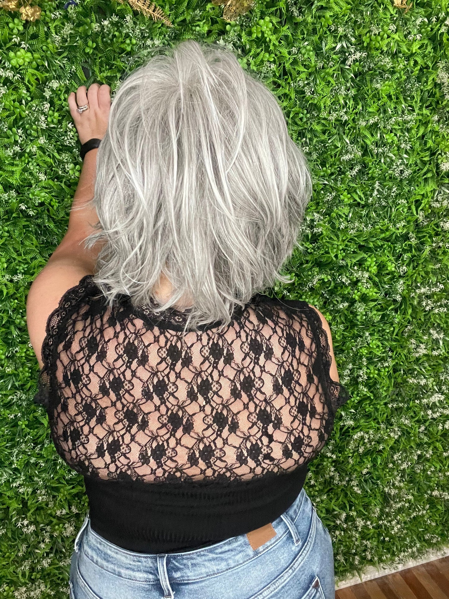 GINA GRADIENT GREY HS Luxury Wig *Sample A NOT RETURNABLE* NV1