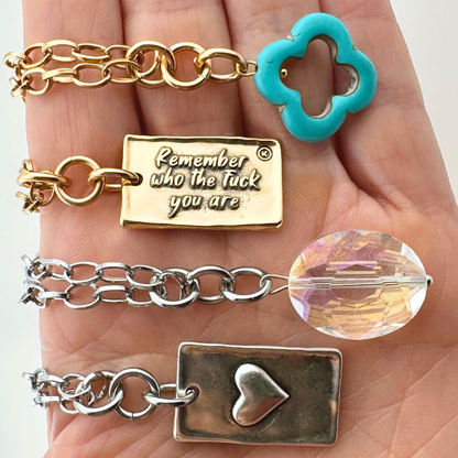 Remember Who the F*ck You Are Original Lite Necklace