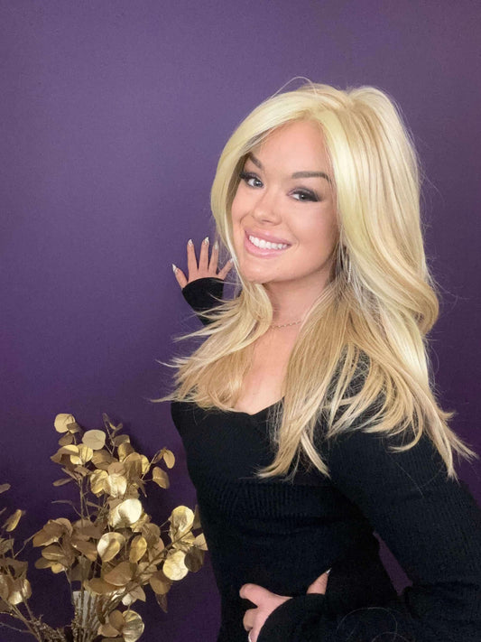 Ashlyn – Luxury Wig by Chic Lifestyle Shown in Endless Sunlight.