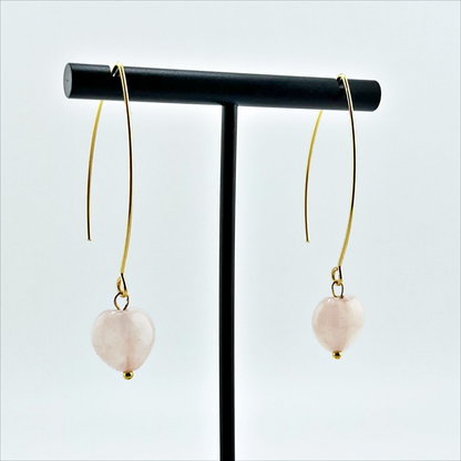 Small Stone Drop Earrings