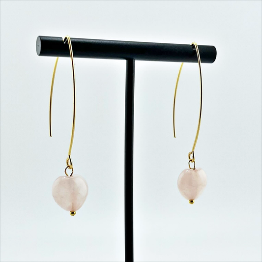 Small Stone Drop Earrings