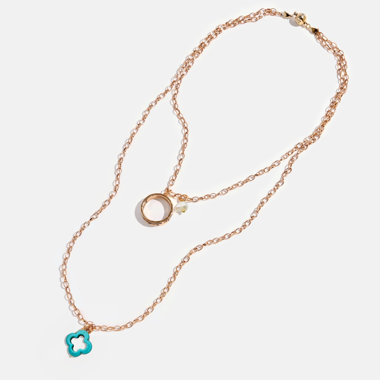 I Am Satisfied Where I Am and Eager For More Ring Original Necklace