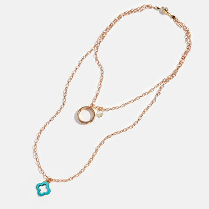 I Am Satisfied Where I Am and Eager For More Ring Original Necklace