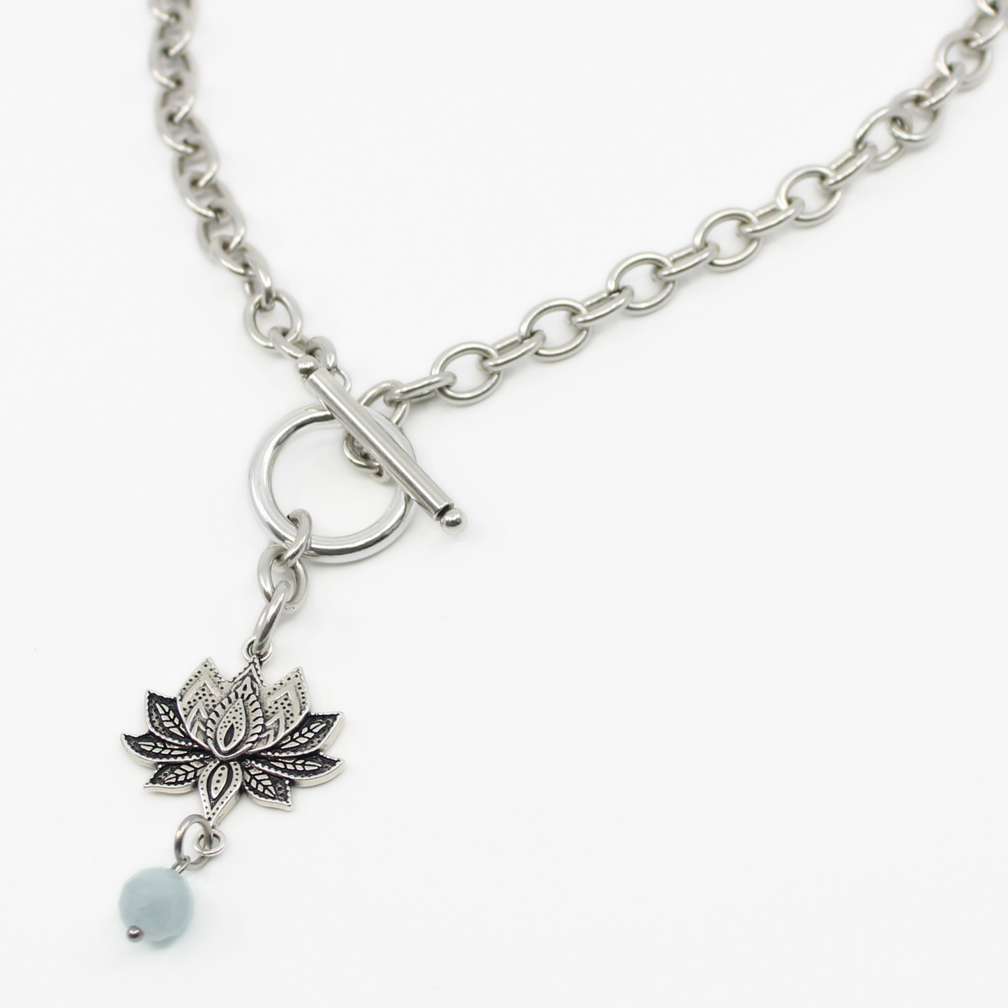 Have Faith Lotus Choker Necklace
