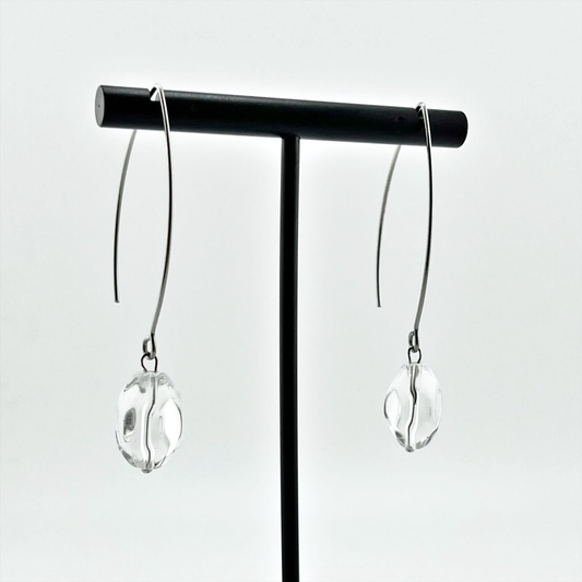 Small Stone Drop Earrings